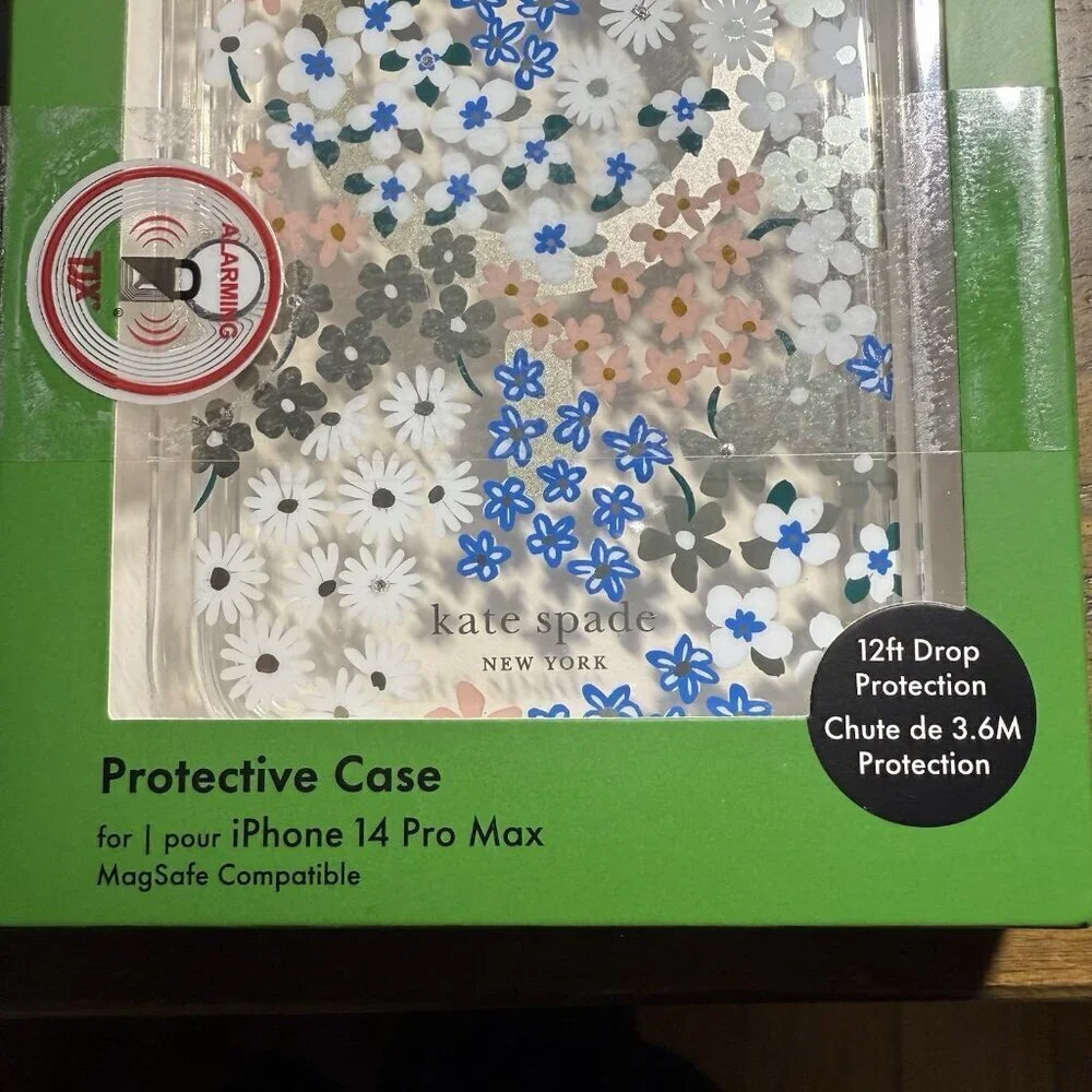 Kate Spade New York Apple iPhone 14 Pro Max Case with MagSafe Floral Design New